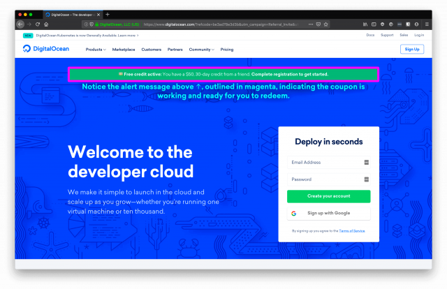 Get a $100 Website Hosting Credit with my coupon